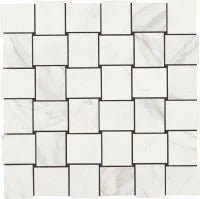 Selezione Marmi Calacatta 2x2 Matte Marble Look Porcelain Mosaic