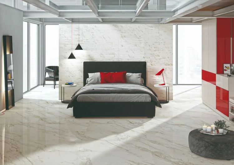 Marmi Calacatta 12x24 Levigato Marble Look Porcelain Tile