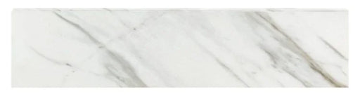 Marmi Calacatta 3x12 Bullnose Levigato Marble Look Porcelain Trim