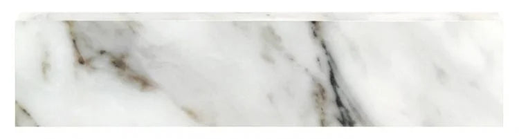 Selezione Marmi Macchiavecchia 3x12 Bullnose Levigato Marble Look Porcelain Trim