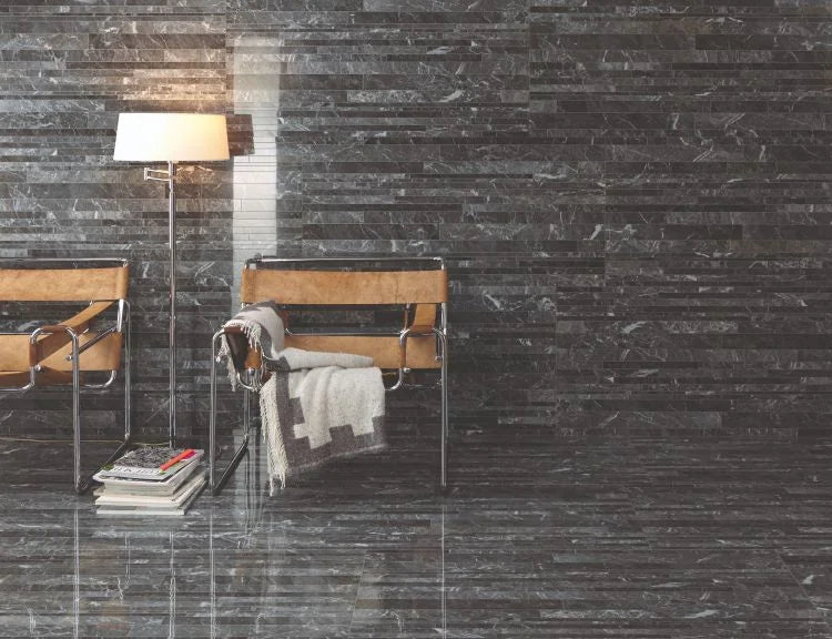 Selezione Marmi St. Laurent Bricks 12x24 Marble Look Porcelain Tile
