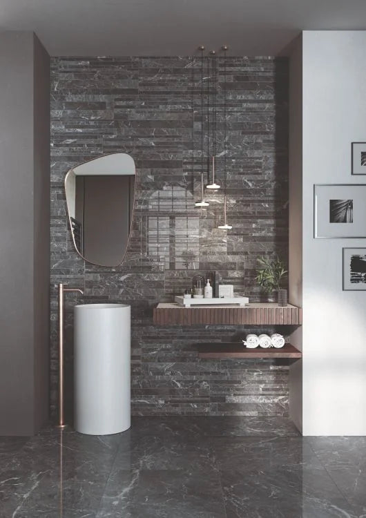 Selezione Marmi St. Laurent Bricks 12x24 Marble Look Porcelain Tile