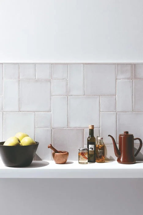 Senio Spatula Bianco .5x8 Coprifilo Ceramic Trim