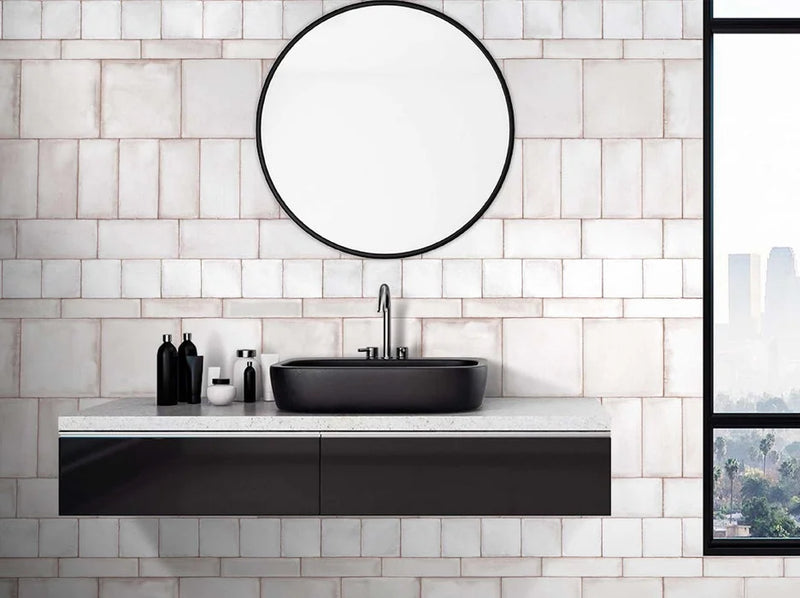 Senio Spatula Bianco .5x8 Coprifilo Ceramic Trim