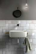 Senio Spatula Bianco .5x8 Coprifilo Ceramic Trim