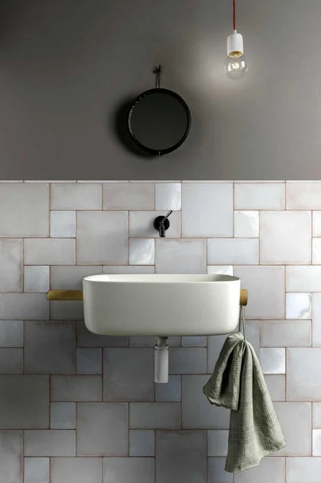 Senio Spatula Bianco .5x8 Coprifilo Ceramic Trim