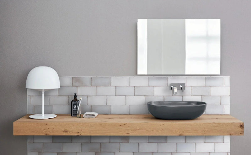 Senio Spatula Bianco Gesso .5x8 Coprifilo Ceramic Trim