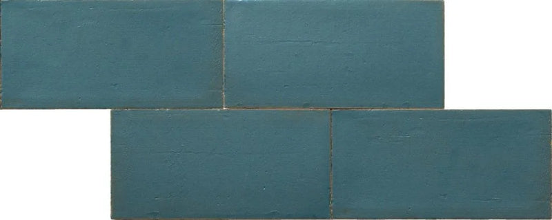 Senio Spatula Blu Baltico .5x8 Coprifilo Matte Ceramic Trim