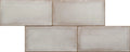 Senio Spatula Grigio Clace .5x8 Coprifilo Matte Ceramic Trim