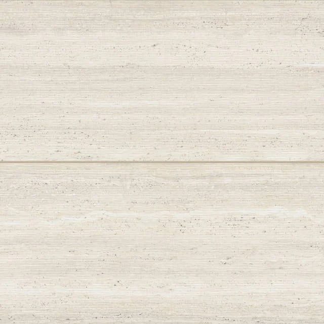 Sensi Roma Ivory 24x48 Wave Deco Satin Ceramic Tile