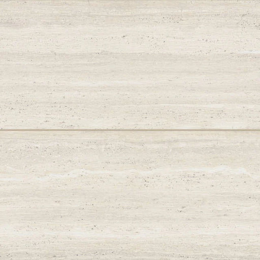 Sensi Roma Ivory 24x48 Wave Deco Satin Ceramic Tile