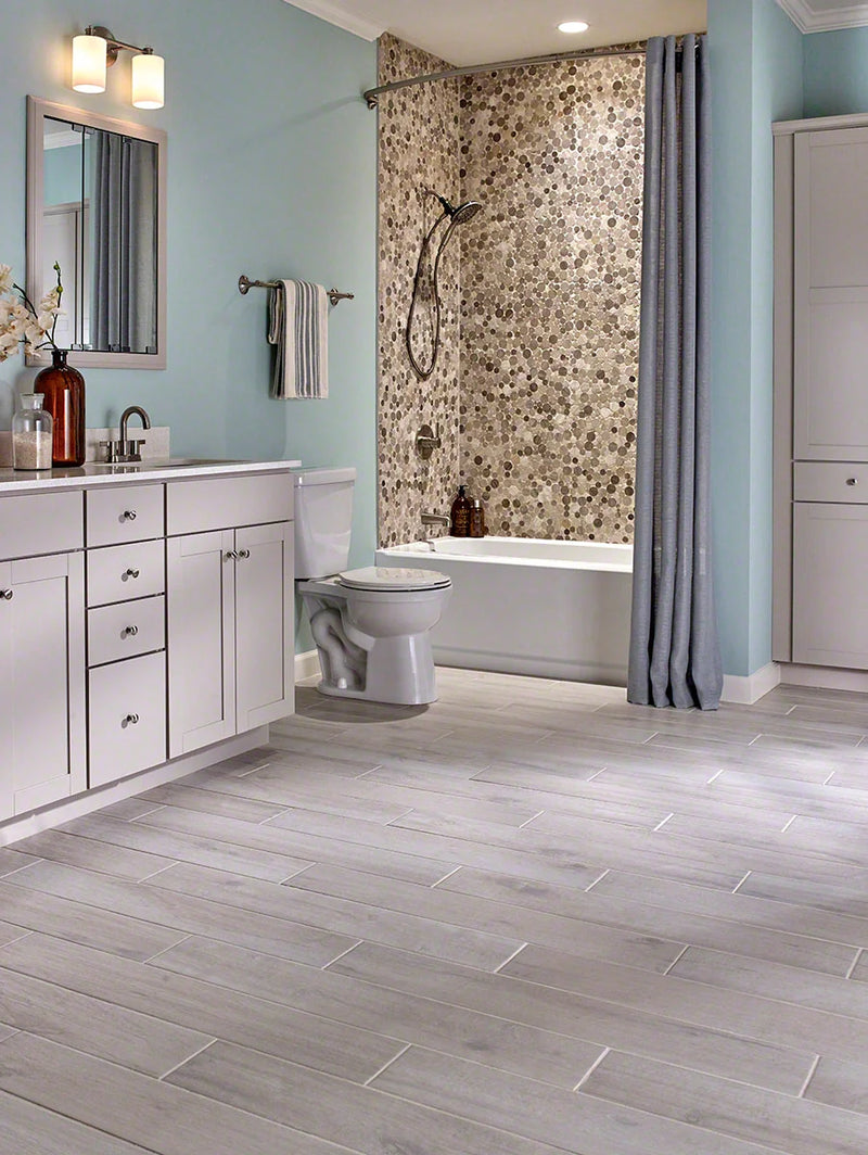 Palmetto Fog 6x36 Matte Porcelain Wood Look Floor Plank