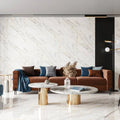 Shandar Arezzo Bianco 24x12 Polished Ceramic Tile