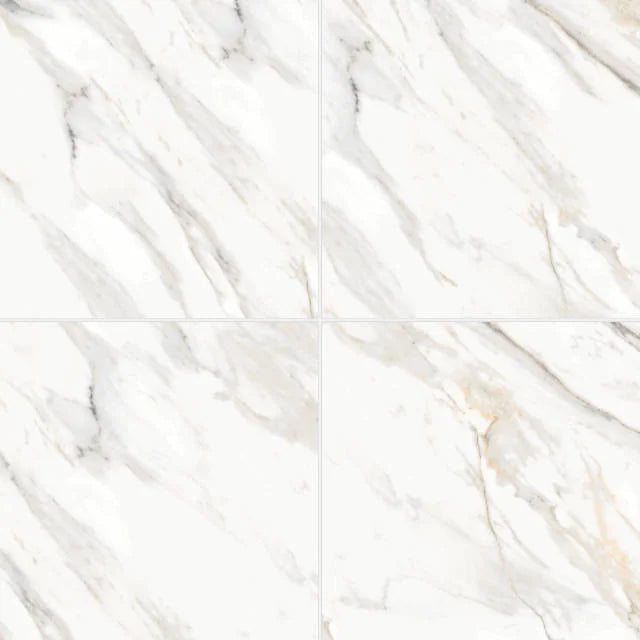 Shandar Arezzo Bianco 24x24 Polished Ceramic Tile