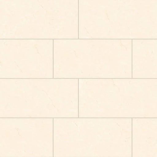 Shandar Crema Marfil Light 12x24 Polished Ceramic Tile