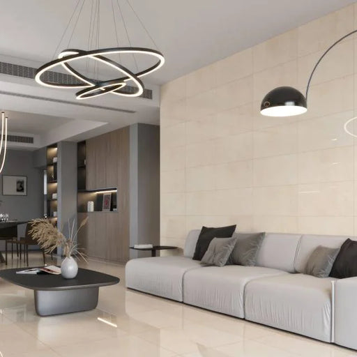 Shandar Crema Marfil Light 12x24 Polished Ceramic Tile