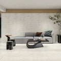 Shandar Social White 24x12 Matte Textured Ceramic Tile