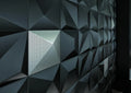 Origami Black 9.8x9.8 Matte Ceramic Mosaic