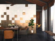 Shapes White 9.8x9.8 Matte Ceramic Mosaic