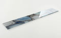 Shell Aura Blue 4x24 Glass Mosaic