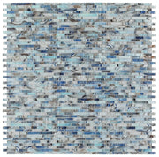 Shell Blue 11.75x12 Glass Mosaic