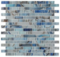 Shell Blue 11.75x12 Glass Mosaic