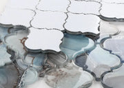 Shell Blue Glass Mosaic