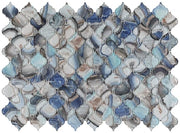 Shell Blue Glass Mosaic