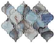 Shell Blue Glass Mosaic