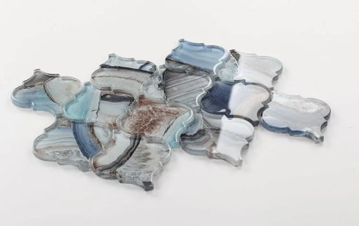 Shell Blue Glass Mosaic