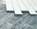 Shell Silver Multi Size Glass Mosaic