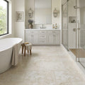 Shell Stone Limestone Tile 18x36 Brushed — Primary Bath floor