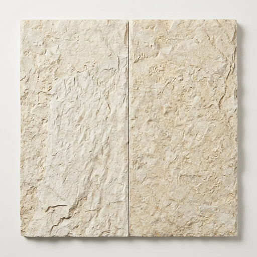 Shell Stone Limestone Veneer 12x24 Splitface close-up