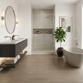 Shibusa Tortora 24x48 Porcelain Tile — Bathroom floor
