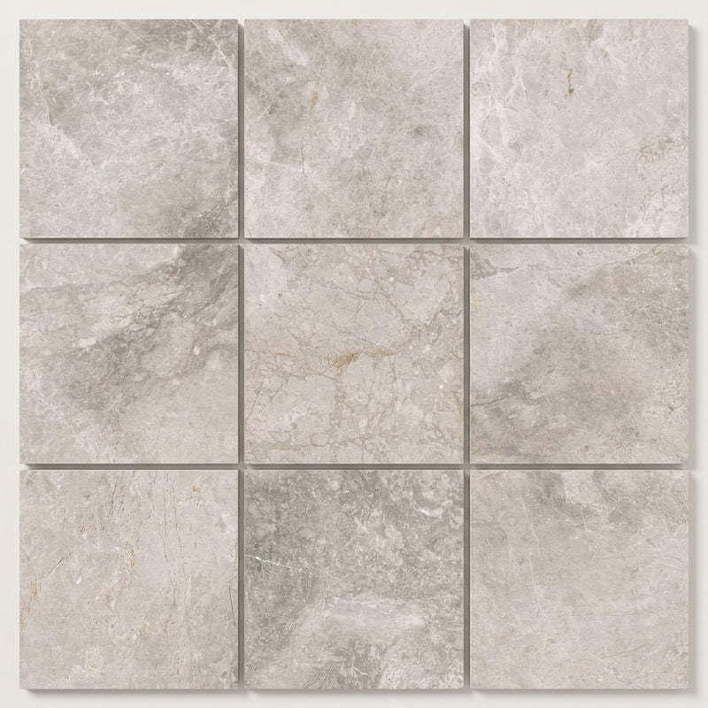 Siberian Tundra Limestone Tile 12x12 Honed 3/8 inch close-up