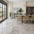 Siberian Tundra Limestone Tile 18x18 Honed 5/8 inch — Living Room floor