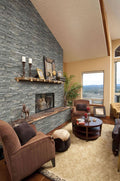 Sierra Blue 6x24 Splitface Quartzite Ledger Stone