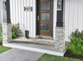 Sierra Blue 6x18 Splitface Quartzite Corner Ledger Stone