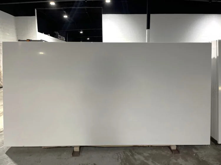 Silica Free Pure White 126x63 Quartz Slab
