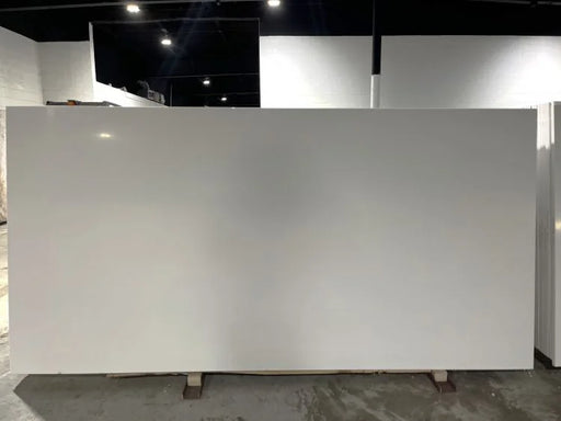 Silica Free Pure White 126x63 Quartz Slab