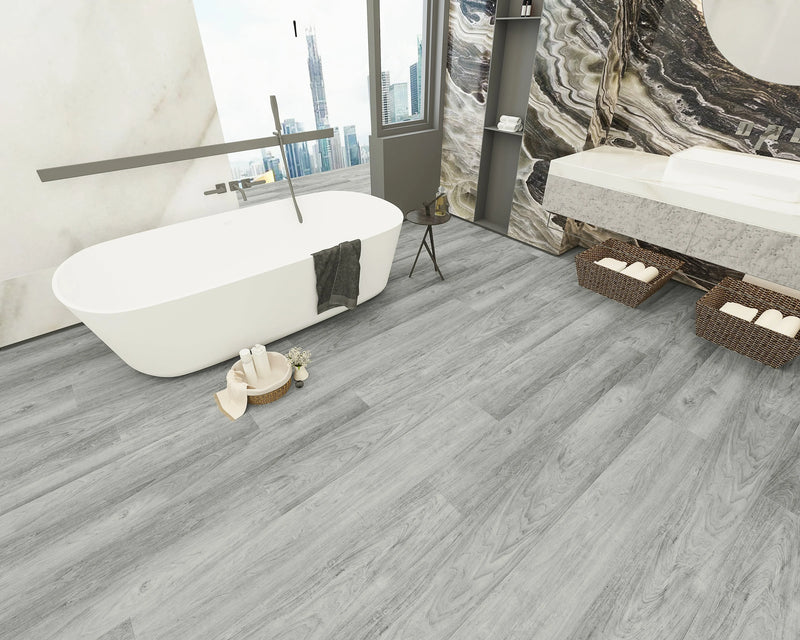 Silva Ashen Bay 9x60 Embossed Painted-Bevel 20mil SPC Vinyl Flooring