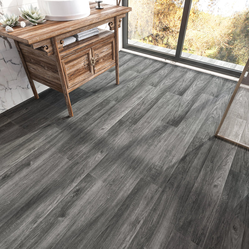 Silva Nocturne Blade 9x60 Embossed Painted-Bevel 20mil SPC Vinyl Flooring
