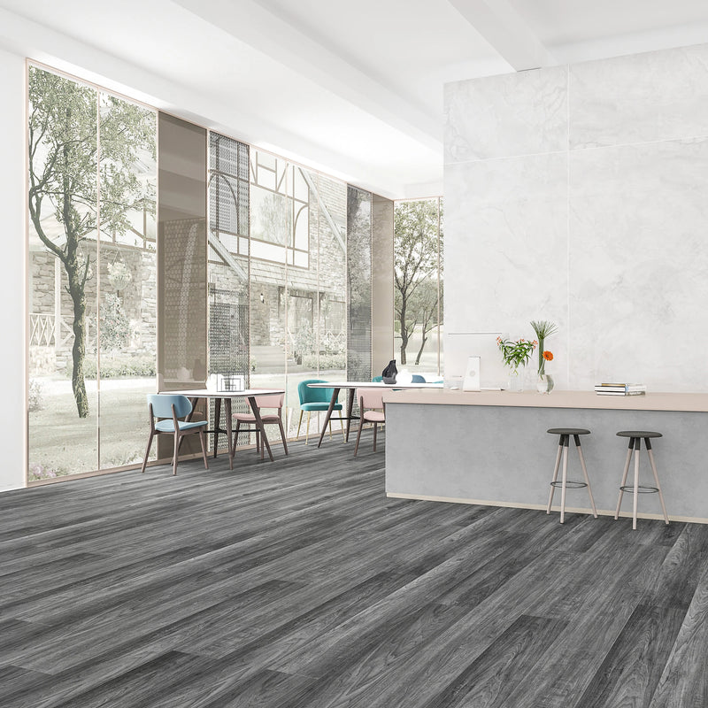 Silva Nocturne Blade 9x60 Embossed Painted-Bevel 20mil SPC Vinyl Flooring
