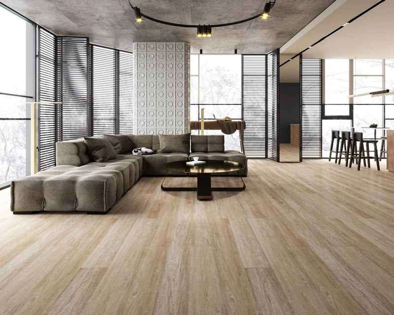 Silva Saged Camel 9x60 Embossed Painted-Bevel 20mil SPC Vinyl Flooring