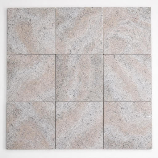 Silver 12x12 HF Travertine Tile close-up