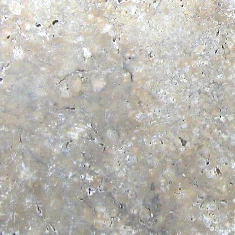 Silver 06x06 Tumbled Travertine Tile