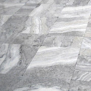 Arctic Silver 12x24x2 Tumbled Travertine Paver