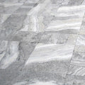Arctic Silver 16x16 Tumbled Travertine Paver