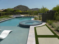 Arctic Silver 16x16 Tumbled Travertine Paver