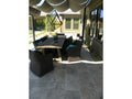 Arctic Silver 16x16 Tumbled Travertine Paver